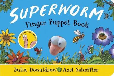 Superworm Finger Puppet Book - the wriggliest, squiggliest superhero ever! - Julia Donaldson - cover
