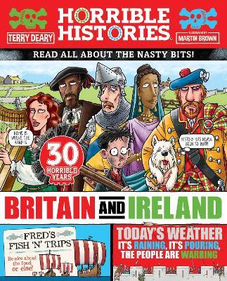 Horrible History of Britain and Ireland (newspaper edition) - Terry Deary - cover