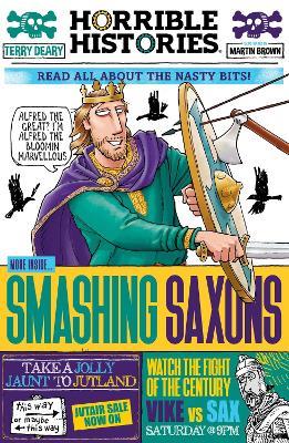 Smashing Saxons (newspaper edition) - Terry Deary - cover