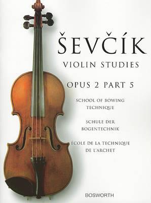Scuola tecnica arco op. 2 v. 5 - Otakar Sevcik - copertina