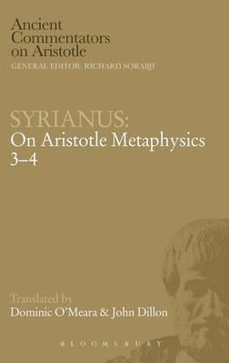 Syrianus: On Aristotle Metaphysics 3-4 - cover
