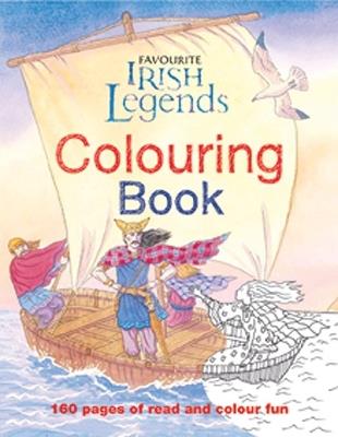 Irish Legends for Children Colouring Book - cover