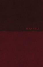 NKJV, Value Thinline Bible, Large Print, Burgundy Leathersoft, Red Letter, Comfort Print: Holy Bible, New King James Version