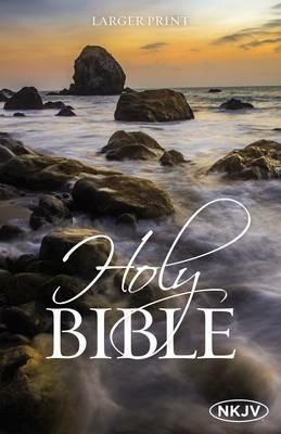 The NKJV, Holy Bible, Larger Print, Paperback: Holy Bible, New King James Version - Thomas Nelson - cover