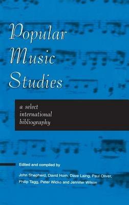 Popular Music Studies: A Select International Bibliography - cover