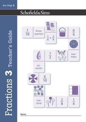 Fractions, Decimals and Percentages Book 3 Teacher's Guide (Year 3, Ages 7-8) - Schofield & Sims,Hilary Koll,Steve Mills - cover
