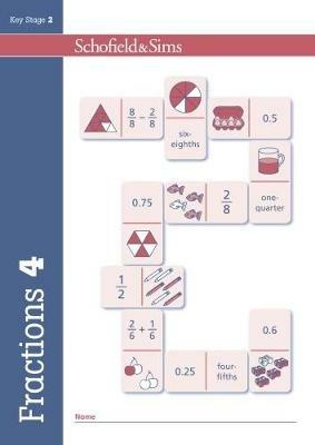 Fractions, Decimals and Percentages Book 4 (Year 4, Ages 8-9) - Hilary Schofield & Sims,Koll,Mills - cover