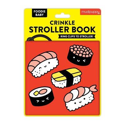 Foodie Baby Crinkle Fabric Stroller Book - Mudpuppy - cover
