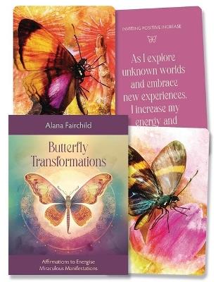 Butterfly Transformations: Affirmations to Energise Miraculous Manifestations - Alana Fairchild,Jimmy Manton - cover