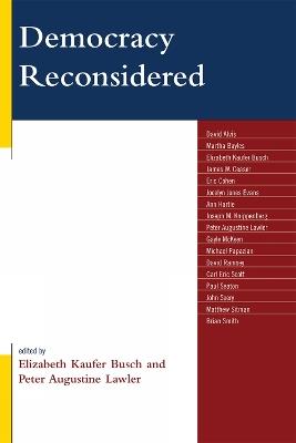 Democracy Reconsidered - cover