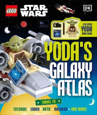 LEGO Star Wars Yoda's Galaxy Atlas: With Exclusive Yoda LEGO Minifigure - Simon Hugo - cover