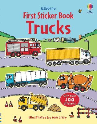 First Sticker Book Trucks - Sam Taplin - cover