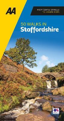 AA 50 Walks in Staffordshire - cover