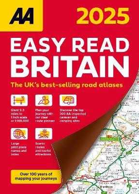 AA Easy Read Atlas Britain 2025 - cover