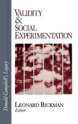 Validity and Social Experimentation: Donald Campbell's Legacy - cover