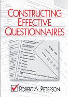 Constructing Effective Questionnaires - Robert A. Peterson - cover