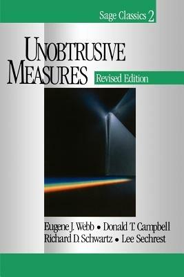 Unobtrusive Measures - Eugene J. Webb,Donald T. Campbell,Richard D. Schwartz - cover