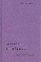 Textual Analysis: A Beginner's Guide - Alan McKee - cover
