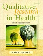 Qualitative Research in Health: An Introduction