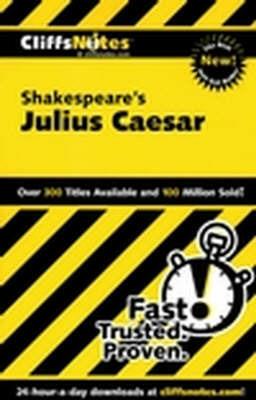 CliffsNotes on Shakespeare's Julius Caesar - cover