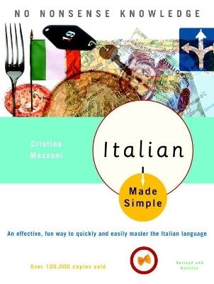 Italian Made Simple: Revised and Updated - Cristina Mazzoni - cover