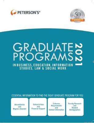 Graduate Programs in Business, Education, Information Studies, Law & Social Work 2021 - cover
