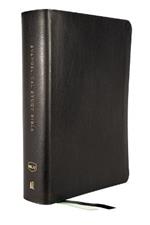 Evangelical Study Bible: Christ-centered. Faith-building. Mission-focused. (NKJV, Black Bonded Leather, Red Letter, Thumb Indexed, Large Comfort Print): Christ-centered. Faith-building. Mission-focused.