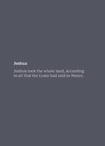 NKJV Bible Journal - Joshua, Paperback, Comfort Print: Holy Bible, New King James Version