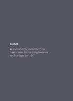 NKJV Bible Journal - Esther, Paperback, Comfort Print: Holy Bible, New King James Version