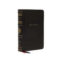 NKJV, Personal Size Reference Bible, Sovereign Collection, Leathersoft, Black, Red Letter, Comfort Print: Holy Bible, New King James Version - Thomas Nelson - cover