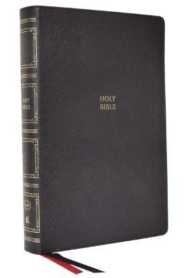KJV Holy Bible: Paragraph-style Large Print Thinline with 43,000 Cross References, Black Genuine Leather, Red Letter, Comfort Print: King James Version - Thomas Nelson - cover