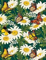 Butterflies and Daisies Journal: Lined Pages and Sprayed Edges