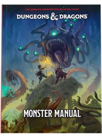 Dungeons & Dragons D&D 5.0 - Monster Manual 2024 - Hard Cover - Ita. Gioco da tavolo