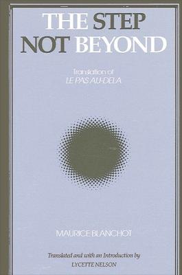 The Step Not Beyond - Maurice Blanchot - cover