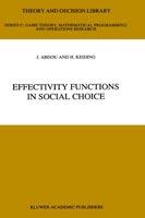 Effectivity Functions in Social Choice - J. Abdou,Hans Keiding - cover