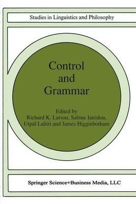 Control and Grammar - cover