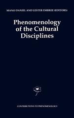 Phenomenology of the Cultural Disciplines