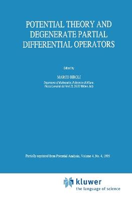 Potential Theory and Degenerate Partial Differential Operators - cover