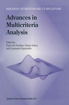 Advances in Multicriteria Analysis - cover