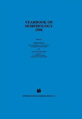 Yearbook of Morphology 1996 - cover