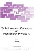 Techniques and Concepts of High Energy Physics X - cover