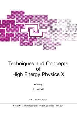 Techniques and Concepts of High Energy Physics X - cover