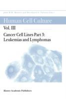 Cancer Cell Lines: Part 3: Leukemias and Lymphomas - cover