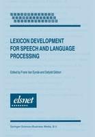 Lexicon Development for Speech and Language Processing - cover