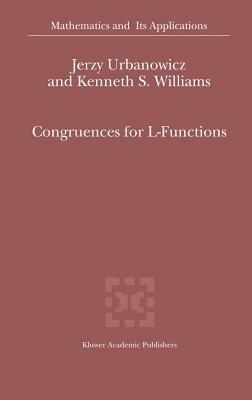Congruences for L-Functions - J. Urbanowicz,Kenneth S. Williams - cover