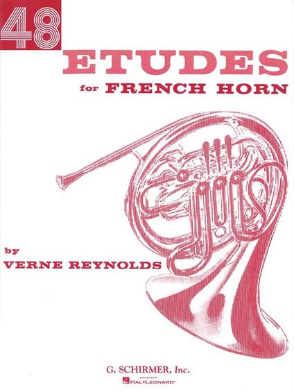 48 Etudes for French Horn. Corno francese -  Verne Reynolds - copertina