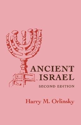 Ancient Israel - Harry M. Orlinsky - cover