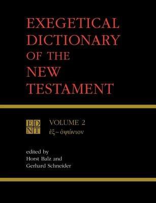 Exegetical Dictionary of the New Testament - cover