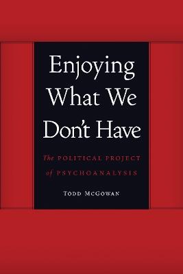 Enjoying What We Don't Have: The Political Project of Psychoanalysis - Todd McGowan - cover