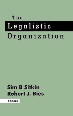 The Legalistic Organization - cover